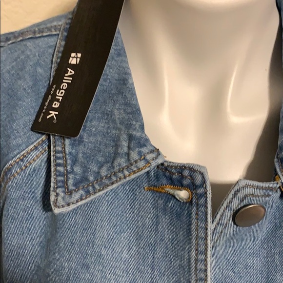 Allegra K Jean Jacket! NWT! - Picture 5 of 9